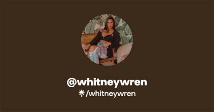 Whitney Wren OnlyFans Finally Uncovered [Leaked Video Here]